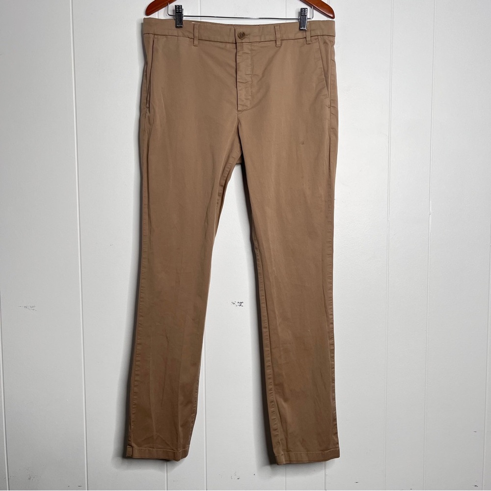 Norse Projects 34x31 Aros Slim Light Stretch Tan Chino Pants Men's